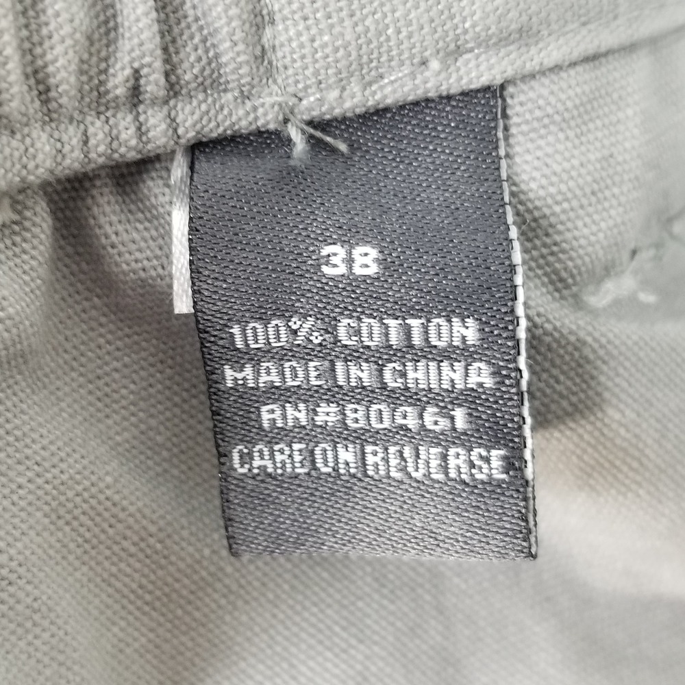 Guide Gear Cargo Shorts Mens 38 Gray Cotton Canvas Utility Tactical Outdoor 6in - Picture 10 of 10